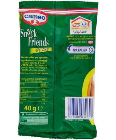 Cameo Snack Friends 40 Sticks in 40g Bag + 400g Box - Buy Online on GoSupps.com