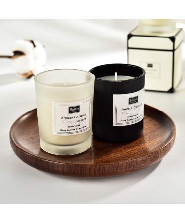 Natural Scented Candle - Pear & Freesia Aroma | Handmade Soy Wax Gift | 12-Hour Travel Candle for Meditation & Stress Relief - Buy Online on GoSupps.com
