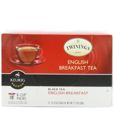 Twinings of London English Breakfast Tea K-Cups for Keurig, 12 Count (Pack of 6) 12-Count (Pack of 6)