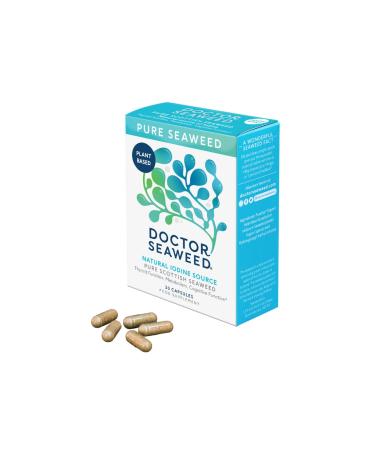 Doctor Seaweed | Pure Seaweed Capsules | 1 Months Supply | 100% Organic Scottish Seaweed | Thyroid Support | Weight Management | Plant Based 30 Count (Pack of 1)