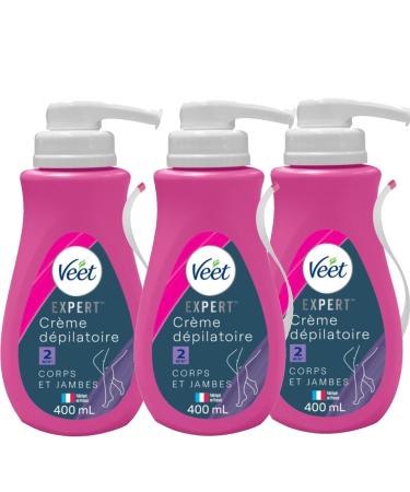 Veet - Cr me D pilatoire Expert 400mL - Lot de 3
