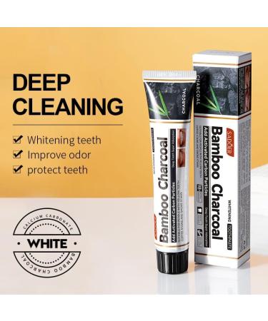 Refreshing Mint Toothpaste with Bamboo Charcoal - Improve Odor & Protect Teeth 100g for Healthy Gums - Buy Online on GoSupps.com