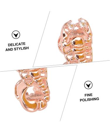 SEWOART 1pc Scorpion Single Braces Toy Grill Hip Hop Grills for Men Scorpion Shaped Man Fashion Set Golden 2X1cm - Buy Online on GoSupps.com