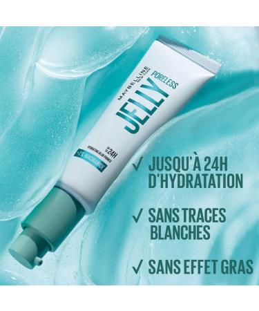 MAYBELLINE NEW YORK - Poreless Jelly - Base De Teint Floutante - Floute & Hydrate Pendant 24H* - Texture Gel Ultra-Fra che - 2 % De Niacinamide - Technologie Water Jelly - Sans Effet Gras - 30 ml - Buy Online on GoSupps.com