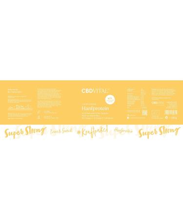 Hemp Super Strong Protein Powder 250g - 100% Organic & Vegan | Natural Protein for Faster Muscle Building - Buy Online on GoSupps.com