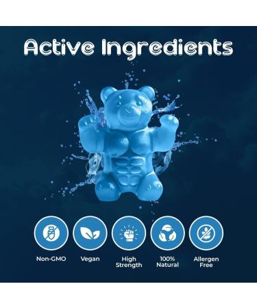 Creatine Monohydrate Gummies Pouch & Bottle Bundle for Men & Women | 5000mg of Creatine Gummie Per Serving | Zero Sugar Gluten Free & Halal | Pack of 90 | Blueberry & Green Apple Flavour - Buy Online on GoSupps.com