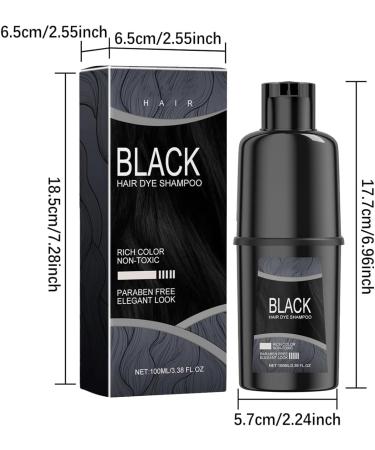 Hair Dye Shampoing 3 en 1 pour coloration des cheveux gris Shampoing pour cheveux gris Shampoing instantan pour cheveux gris Shampoing instantan pour homme et femme - Buy Online on GoSupps.com
