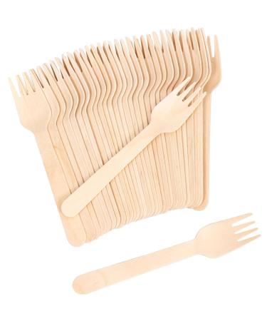 150 Pack Compostable No Plastic Forks No Plastic Utensils Biodegradable 6 Inch Forks Eco Friendly Products for Lounge Party Wedding BBQ Picnic Camping