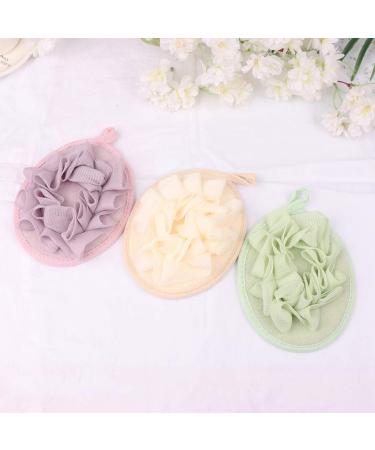Healifty Bath Scrubber Set - 3pcs Bath Balls & Loofah Bubble Maker for Body Wash | Bathroom Accessories - Buy Online on GoSupps.com
