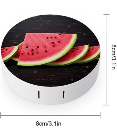 Portable Watermelon Contact Lens Case - Stylish Travel Storage Box for Easy Lens Care - Buy Online on GoSupps.com