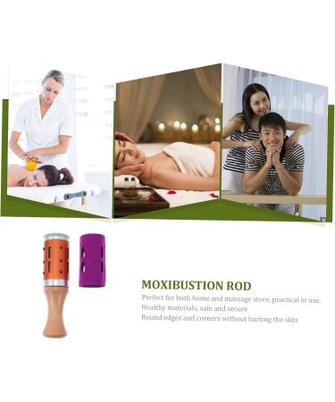 Gleavi 3-Piece Moxibustion Stick Set | Portable Moxibustion Burner & Face Massager | Body Massage Set in Various Colors | Enhance Your Wellness - Buy Online on GoSupps.com