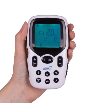 Intensity at Home TENS Unit Muscle Stimulator - Electric Pulse for Back, Neck & Body Pain Relief | Muscle Massager with Electro Stim for Effective Pain Management - Buy Online on GoSupps.com