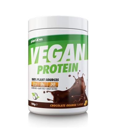 Per4m PLANT Protein Matrix | 30 Servings of High Protein | Plant Shake with Amino Acids | for Optimal Nutrition When Training | Low Sugar Gym Supplements (Choc Orange 900g)