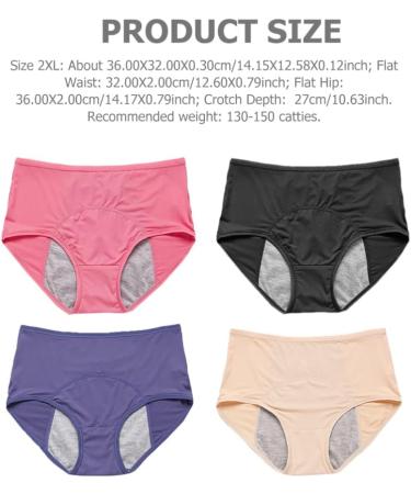 Exceart 4 Piece Menstrual Underwear Set for Women - Hygiene Linen After Birth | Comfortable Period Care - Buy Online on GoSupps.com