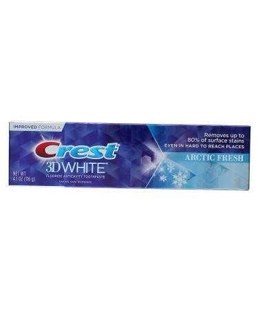 Crest 3D White Fluoride Anticavity Toothpaste - Arctic Fresh 4.1 oz | Buy Internationally Online - Buy Online on GoSupps.com