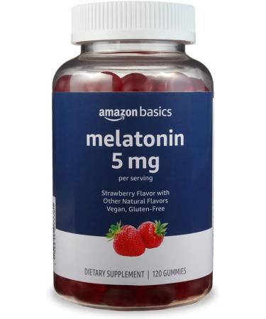 Solimo Melatonin 5mg 120 Gummies - Natural Sleep Support Supplement - Buy Online on GoSupps.com