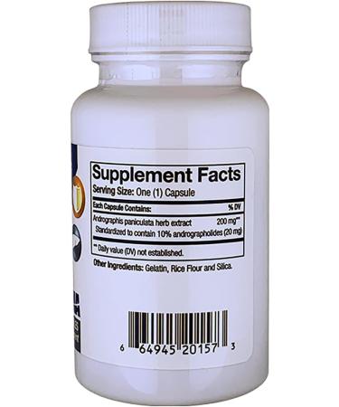 PROGENA - Andrographis Immune Support - 200mg (90 Capsules) - Buy Online on GoSupps.com