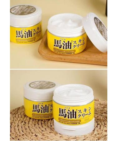 Horse Oil Moisturizing Cream Horse Oil Cream (220g) from japan (1Pcs L) 1pcs 5.91 l (Pack of 1) - Buy Online on GoSupps.com