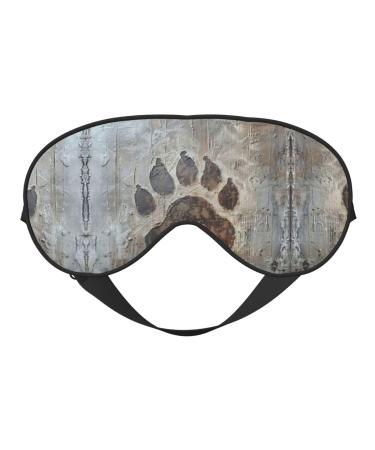 Pawprint Sleep Mask-Adjustable Breathable Fashionable Eye Mask for A Comfortable Sleep Experience