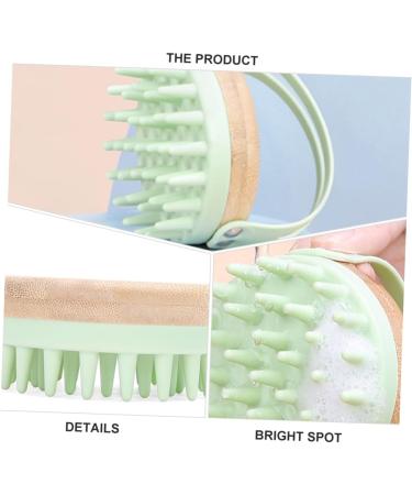 Shop Bcoath Shampoo Brush - Scalp Peeling & Massage Device | Green 8.4x8x7.4cm - International Shipping Available - Buy Online on GoSupps.com