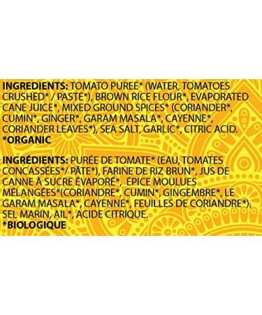 Perfect Chef Organic Butter Chicken Indian Cooking Sauce (12-Pack) 12 x 490ml - Buy Online on GoSupps.com