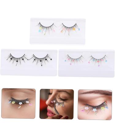 minkissy 3 Pairs False Lashes Color Lashes Colored Lashes Cluster Lashes Colored Lash Extensions Lashes for Women Natural Women Lashes Individual Lashes Eyelash Imitation Extend - Buy Online on GoSupps.com