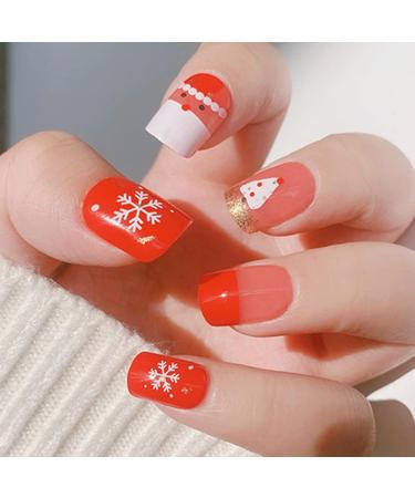 Sarkoyar Nail Art Patch Black Border French Fake Tips Exquisite ABS 10 - Buy Online on GoSupps.com