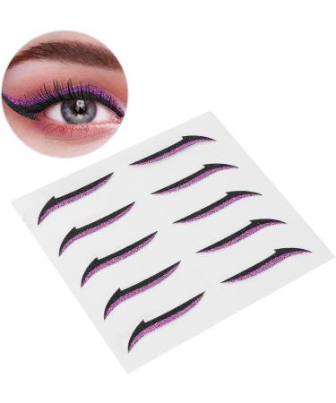 Verdant Touch Colorful Eye Makeup Tool Reusable Waterproof Eyeliner Eye Makeup Tool for Weddings Dance Parties Purple - Buy Online on GoSupps.com