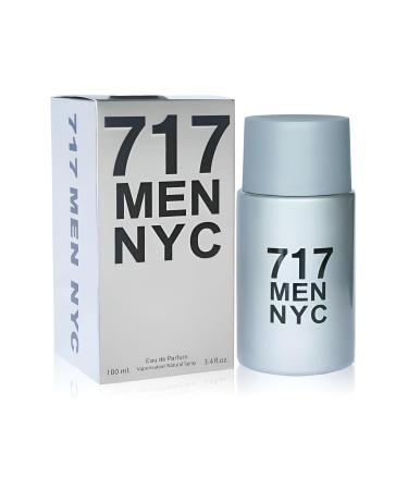 717 Men NYC Men's Cologne Bold Scent Eau de Toilette 3.4 Fl Oz Perfume for Men Every Day Used 717 Men NYC 3.4 Fl Oz (Pack of 2)