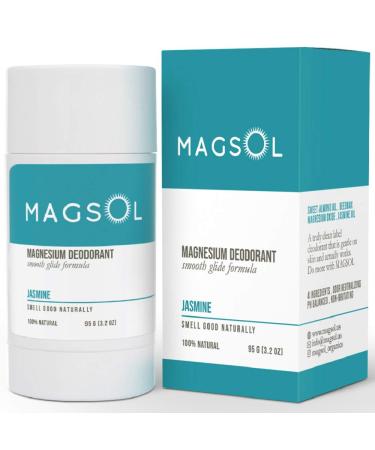Magsol Magnesium Deodorant Jasmine 2.8 oz (80 g)