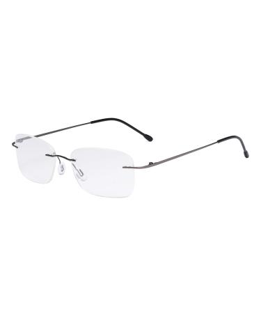 Eyekepper Frameless Reading Glasses for Women - Lightweight - Rimless Reading Glasses +2.00