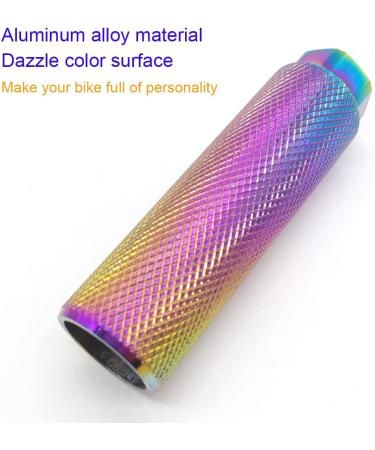 Mantain 4 Pcs Aluminum Alloy Bike Pegs, Anti-Skid, Dazzle Color Surface, Fit 3/8 inch Axles - Buy Online on GoSupps.com