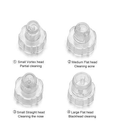 Hydrafacial Replacement Tips - Vortex Beauty Flat Tips for Aqua Peel | 10 Plastic/Silicone Parts - Buy Online on GoSupps.com