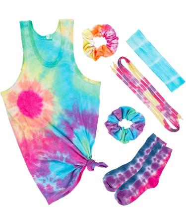 Fashion Angels Tie Dye Super Set - DIY Kit for Kids | Complete All-in-One Tie Dye Set with Gloves, Bands, Non-Toxic Dyes | 6 Projects, Just Add Water | Ages 8+ | Neon Colors - Buy Online on GoSupps.com