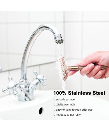 Tickas Stainless Steel Double Edge Safety Razor - Perfect Manual Mustache & Beard Removal Tool for Travel & Hotels - Buy Online on GoSupps.com