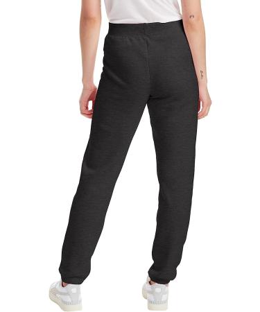 Hanes Women's EcoSmart Sweatpants - Large Ebony | Best Sweatpants for Women - Buy Online on GoSupps.com
