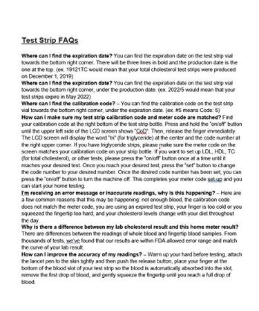 Helse Q.Check Total Cholesterol Test Strips 5-Count - Easy at-home cholesterol testing - Buy Online on GoSupps.com