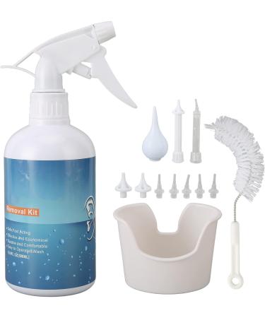 Ear Washer Irrigation Kit - Wax Removal System with 7 Rinse Heads - Gentle Ear Cleansing Tool - Buy Online on GoSupps.com