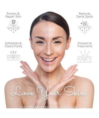 Livweli Medium Tanner & Salicylic Acid Serum Set - Acne Treatment - 30ml (2-Pack) - Buy Online on GoSupps.com