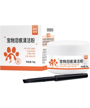 Dog Eye Tear Stain Powder 50g Safe Tear Stain Remover Powder for Cats Fast-Acting Pet Eye Cleaning Supplies for Home Pet Hospital - Buy Online on GoSupps.com