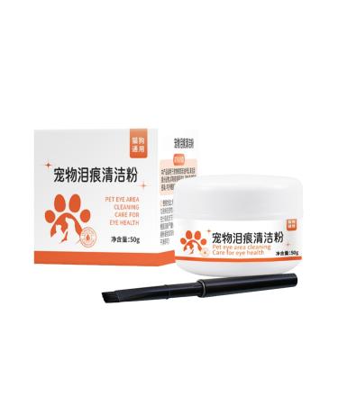 Tear Stain Cleaner for Dogs 50g Safe Pet Tear Stain Powder | Fast-Acting Pet Eye Cleaning Supplies for Pet Shelter Pet Hospital