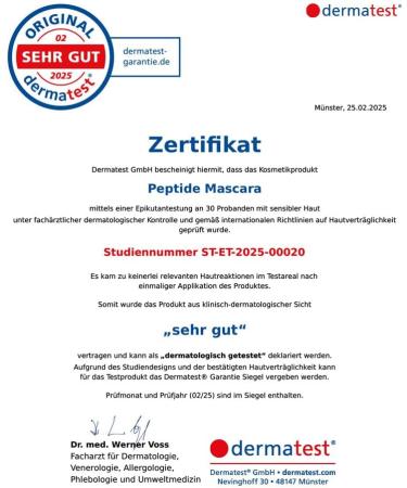 JUNGL CK Peptide Mascara Vegan - Mascara noir sans huiles min rales - Pour des cils longs denses et noirs profonds - Sans bavures avec un actif peptidique un acide hyaluronique et de l'huile de - Buy Online on GoSupps.com