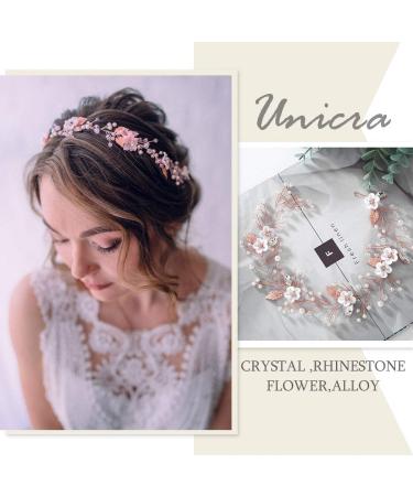 Unicra Pearl Hair Wreath & Headband - Elegant Bridal Jewelry for Women | Perfect Hair Accessory for Weddings - Buy Online on GoSupps.com