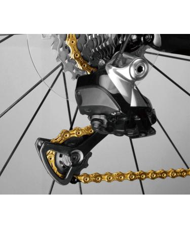 KMC X11sl Ti-Ni Gold Chain - Premium Single Speed Cycling Accessory - Buy Online on GoSupps.com