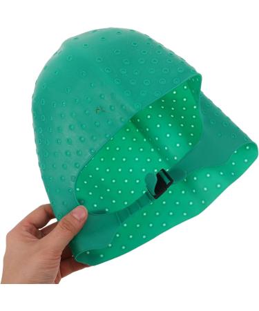 Homoyoyo Bonnet M ches Silicone Vert Bonnet Coiffant Isolant pour Coloration et Soin des Cheveux Kit Professionnel pour Salon et Usage Domestique - Buy Online on GoSupps.com