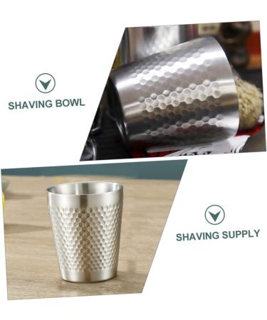 Hapinary Razor Shell Soap Holder - Stainless Steel Shaving Cup for Men | Durable & Stylish Gift - 7.1x7cm - Buy Online on GoSupps.com