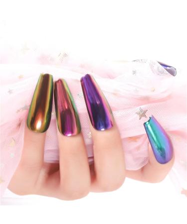 Shop 6-Color Chrome Nail Powder Pen - Holographic & Metallic Finish | Manicure Magic Cushion Pen - Buy Online on GoSupps.com