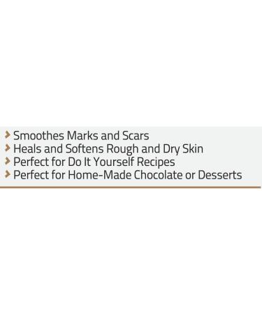 Pure Nutrition 100% Pure Natural Cocoa Butter Organic 250g - Cold Pressed, Unrefined, Extra Virgin for Baking, Cooking, Cosmetics - Ideal for Stretch Marks, Skin, Hair - Organic Formula - Buy Online on GoSupps.com