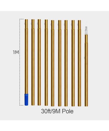 Window Cleaning Brushes Window Cleaning Poles Outdoor Window Cleaning Pole Water Fed Telesbrush Water Fed Pole Kit With Hose Spray Water Fed Telescleaner Brush Cleaning Photovoltaic/9M/30F 9M/30Ft - Buy Online on GoSupps.com