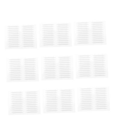 Didiseaon 30 Sheets Double Sided Double Eyelid Sticker Girls Stickers Hat with Ponytail Wig Eyelid Correcting Strips Eyelid Lift Strips Clear South Korea Tape Woman White Invisible